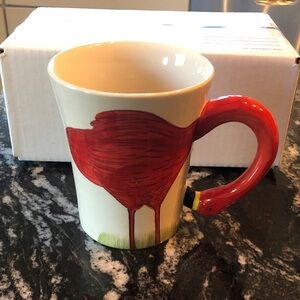 Pier 1 Red Bird Design Mug